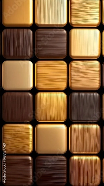 Obraz chocolate bar on a white background