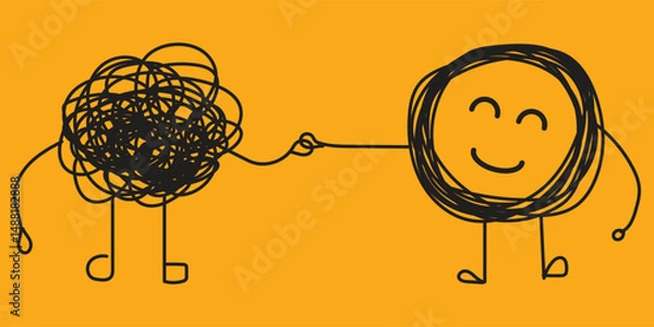 Obraz Help friend, coaching, mentoring, problem solving, abstract icon business problem solving, consulting. Vector illustration