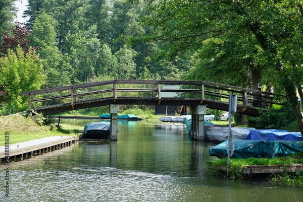 Fototapeta Impressionen aus dem Spreewald in Brandenburg