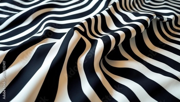 Fototapeta Zebra Background with Black and White Stripes