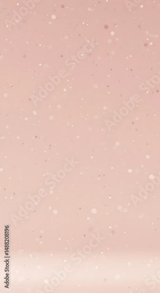 Obraz Peach Abstract Background with Glittering Small Dots and Smooth Surface
