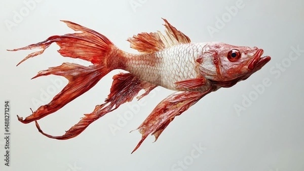 Obraz red and green fish