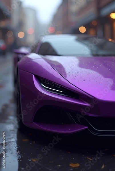 Obraz futuristic car