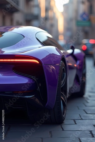 Obraz futuristic car