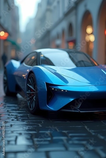 Obraz futuristic car