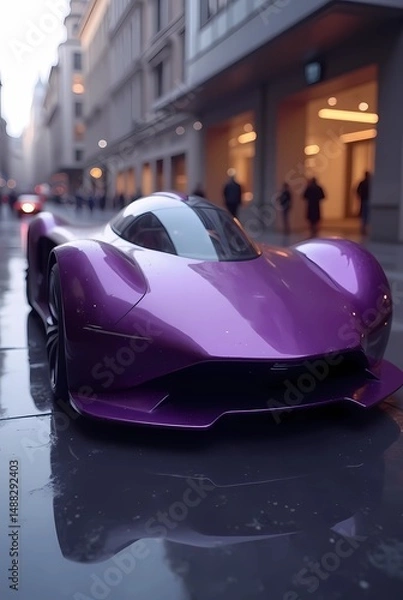 Obraz futuristic car