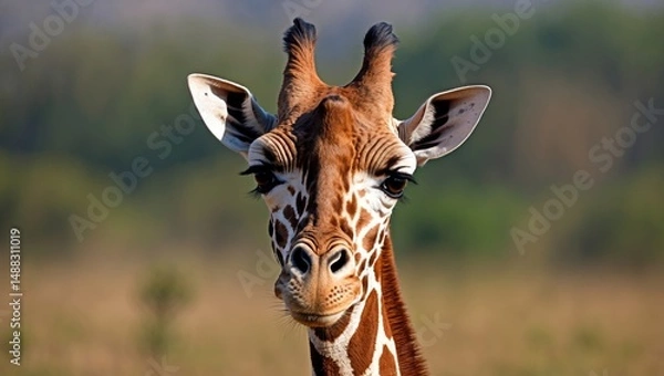 Obraz Giraffe (Giraffa camelopardalis): A Wildlife Species