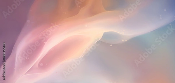 Obraz creative bright wallpaper flowing paint on a light background