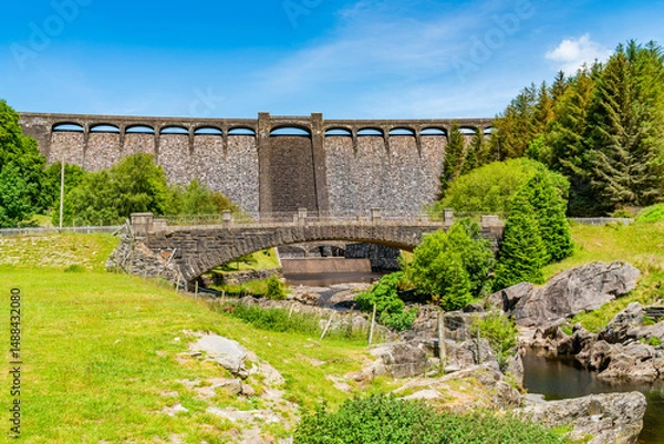 Obraz Craig Goch Dam in Elan Valley