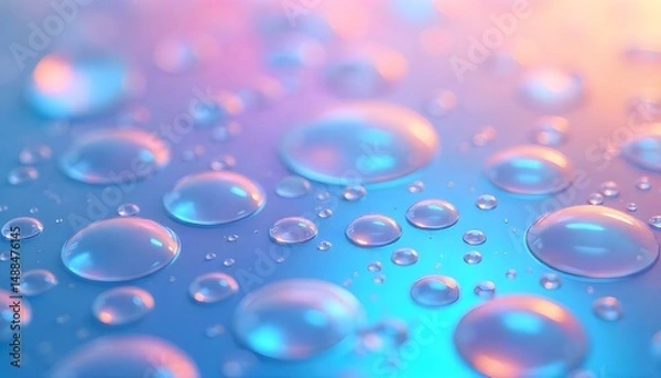 Obraz abstract background with bubbles