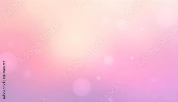 Obraz Abstract soft pastel color gradient background with smooth transitions between pink, peach, and lavender tones