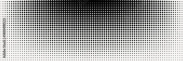 Obraz halfton pattern dot background texture overlay grunge distress linear vector. modern style