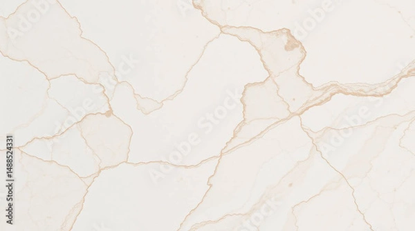 Fototapeta Soft cream marble texture with natural abstract patterns.