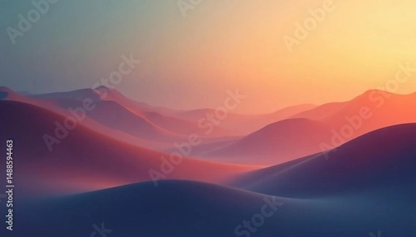 Obraz Subtle gradient transitions in muted earth tones, cream, organic texture