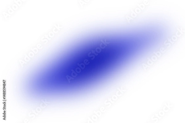 Fototapeta Abstract Blob Shape With Blue Misty Gradients