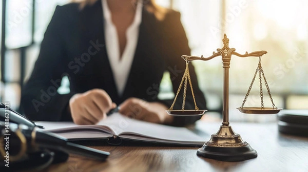 Fototapeta Renewable energy projects require solid legal foundations.