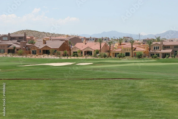 Obraz golf course neighborhood