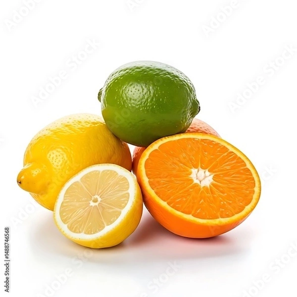 Fototapeta orange and lime