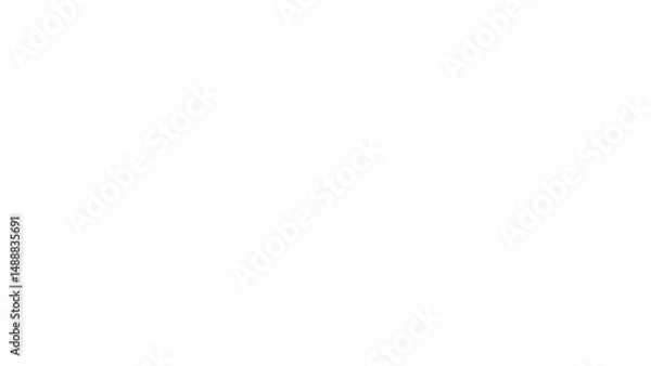 Fototapeta Neon icon of a person with two arrows circling around, symbolizing user interaction or refresh