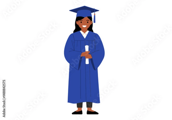 Obraz National Higher Education Day celebration, vector graphic