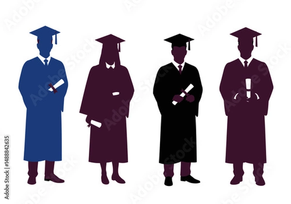 Obraz National Higher Education Day celebration, vector graphic