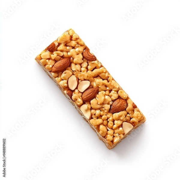 Obraz granola bar with nuts 