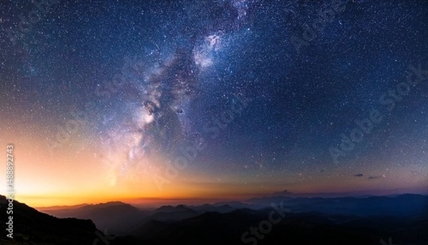 Fototapeta amazing background of the night sky