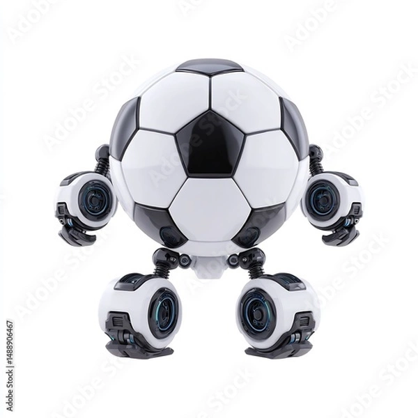 Fototapeta Robot Soccer Ball