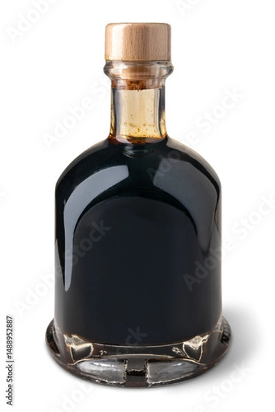Fototapeta Ampoule bottle of balsamic vinegar of Modena isolated
