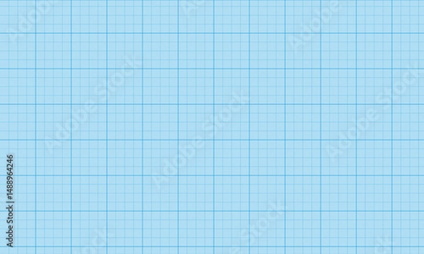 Fototapeta Millimeter graph paper, blueprint template.
