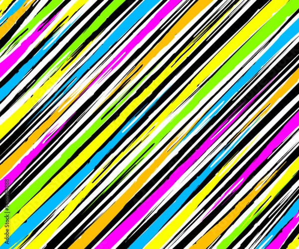 Obraz Diagonal trazo colorful.