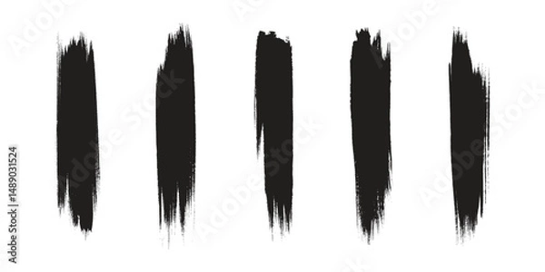Obraz Vector Brush Paint Strokes Collection