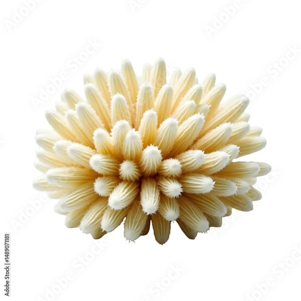 Fototapeta Captivating luminous sea moss clump detailed close up showcasing velvety texture and soft delicate features evoking serene underwater ambiance