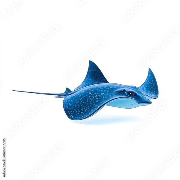 Obraz Stingray Swimming in Ocean