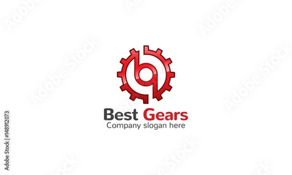 Fototapeta Best Gears Logo