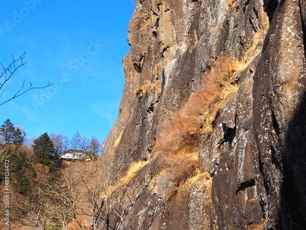 Obraz 三ツ峠の崖