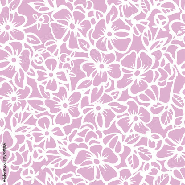 Obraz seamless floral pattern