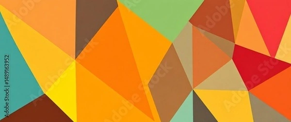 Fototapeta Modern geometric background with retro texture, minimalist shapes, trendy pattern print design, pattern, poster