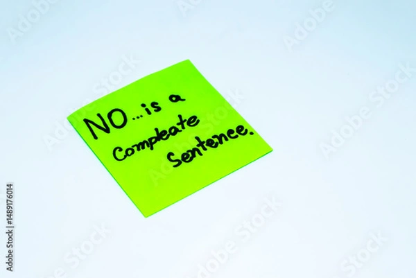 Fototapeta Positive affirmations concept. Phrases of different colors sheets for notes on a white background. Motivational concept with handwritten text.