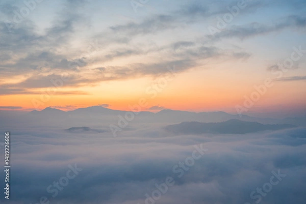 Obraz 広島市荒谷山から見える雲海