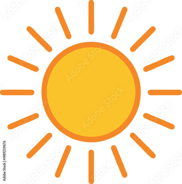 Obraz sun vector illustration