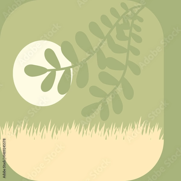 Fototapeta abstract boho wall art