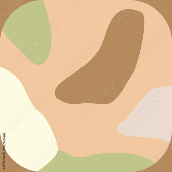 Fototapeta abstract wall art with monoline art