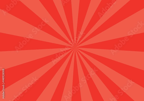Fototapeta Red Rays
