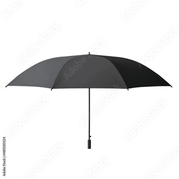 Obraz Minimalist Travel Beach Umbrella with an Ultra Light Isolated on Transparent Background