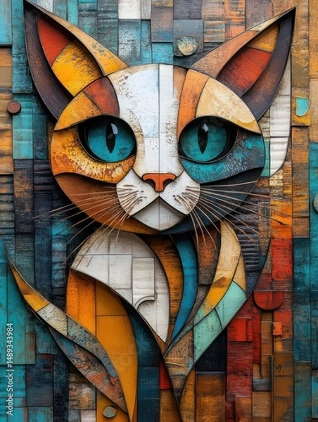 Fototapeta Graffiti wall with colorful urban art and spray paint design