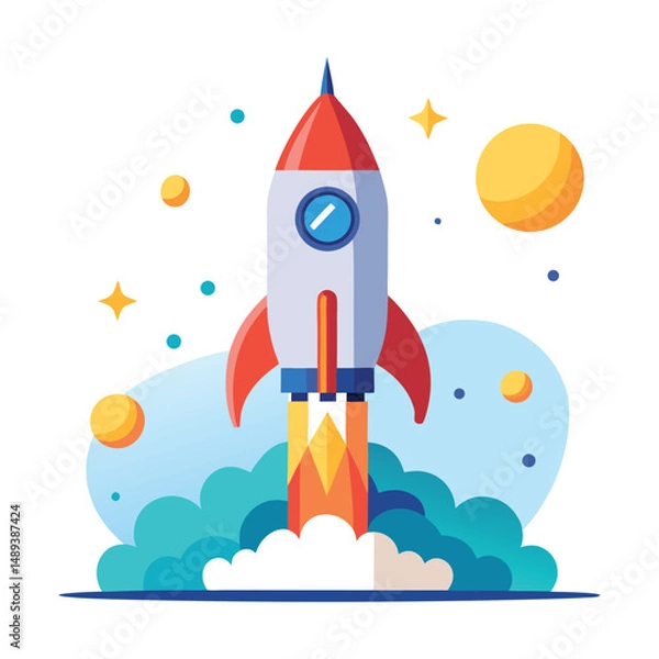 Fototapeta Startup launch