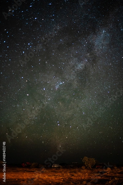 Fototapeta Starry night sky in the Outback of Australia