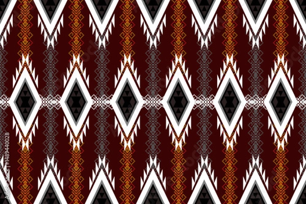 Fototapeta ethnic pattern seamless ,geometric ethnic pattern ,Tribal geometric seamless patterns, ethnic design, hipster backdrop, wallpaper Background, Design curtain, carpet ,fabric ,textile	