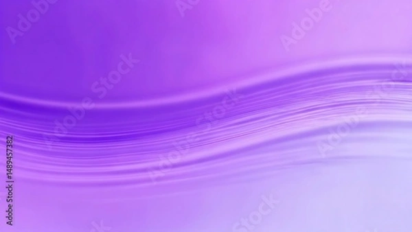 Fototapeta Serene flowing violet curves softly blurred create an ethereal abstract background perfect for design projects needing a gentle calming aesthetic with soft focus and flowing lines.